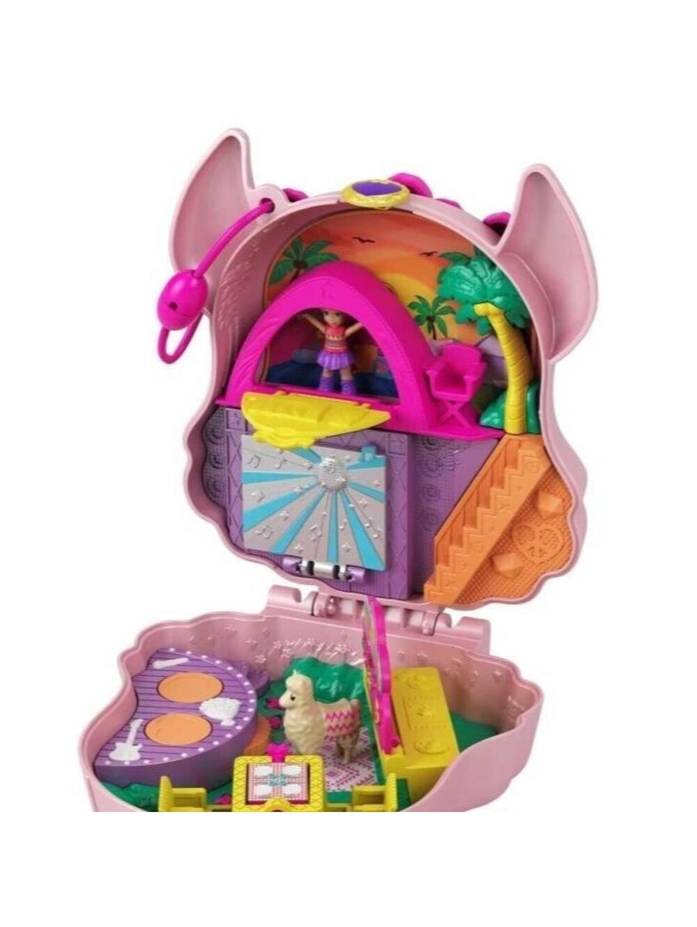 Polly Pocket Travel Play Set Music Party Case Only No Dolls As Shown New